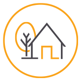 icon for house building